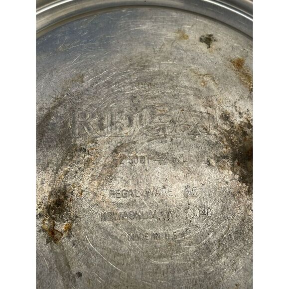 Vtg‎ Regal Whistling Tea Kettle 2 1/2 Quart Almond Color No Label - Picture 11 of 11